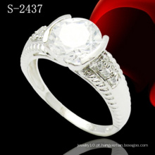 925 anel de diamante jóias de prata esterlina
